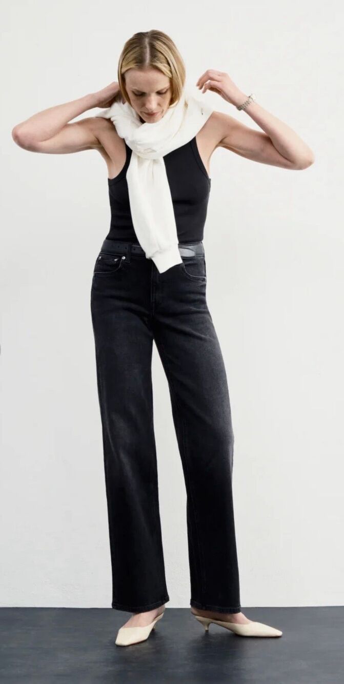 AYR The secret sauce straight leg jeans Sz 25S, $260 G4 - Picture 2 of 12